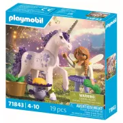 Playmobil - Jucarie de rol Figurina de colectie unicornul Lucky Lavender si zana - ARTPM71843