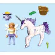 Playmobil - Jucarie de rol Figurina de colectie unicornul Lucky Lavender si zana - ARTPM71843