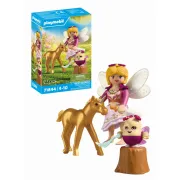 Playmobil - Jucarie de rol Pui de unicorn auriu si zana - ARTPM71844