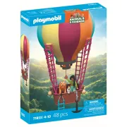 Playmobil - Jucarie de rol Plimbarea animalelor cu balonul - ARTPM71853