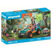Playmobil - Jucarie de rol Plimbarea animalelor cu vehiculul de teren - ARTPM71854