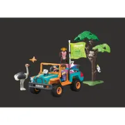 Playmobil - Jucarie de rol Plimbarea animalelor cu vehiculul de teren - ARTPM71854