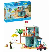 Playmobil - Jucarie de rol Turnul salvamarului si vehicul de plaja - ARTPM71903
