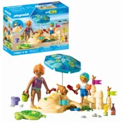 Playmobil - Jucarie de rol Distractie in familie la plaja - ARTPM71906