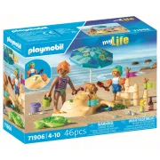 Playmobil - Jucarie de rol Distractie in familie la plaja - ARTPM71906