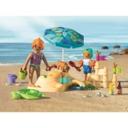 Playmobil - Jucarie de rol Distractie in familie la plaja - ARTPM71906