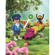 Playmobil - Jucarie de rol Plimbarea animalelor cu locomotiva - ARTPM71951