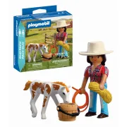 Playmobil - Set 2 figurine calareata si manz - ARTPM72026