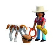 Playmobil - Set 2 figurine calareata si manz - ARTPM72026