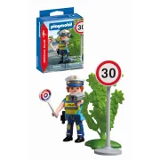 Playmobil - Figurina politist cu radar - ARTPM72029