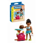 Playmobil - Figurina femeie in vacanta la plaja - ARTPM72032
