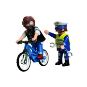 Playmobil - Jucarie de rol Prinderea hotului de biciclete - ARTPM72076