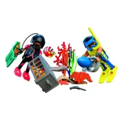 Playmobil - Jucarie de rol Scafandri politist si hot cu comoara - ARTPM72078