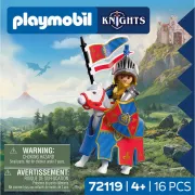 Playmobil - Jucarie de rol Conducatorul cavalerilor Leu - ARTPM72119