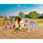 Playmobil - Set 3 cai pentru colectionat - ARTPM72133