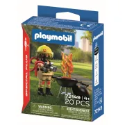 Playmobil - Figurina pompier si gratar - ARTPM72149