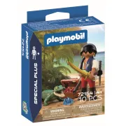 Playmobil - Figurina pirat si caiman - ARTPM72154