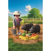 Playmobil - Jucarie de rol Fermier cu porci vietnamezi - ARTPM72171