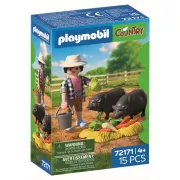 Playmobil - Jucarie de rol Fermier cu porci vietnamezi - ARTPM72171