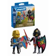 Playmobil - Set 2 figurine cavaleri rivali - ARTPM72175