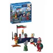 Playmobil - Jucarie de rol Antrenamentul de lupta al cavalerului dragon - ARTPM72213