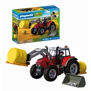 Playmobil - Jucarie de rol Tractor cu baloti de fan - ARTPM72305