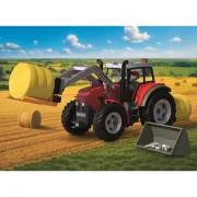 Playmobil - Jucarie de rol Tractor cu baloti de fan - ARTPM72305