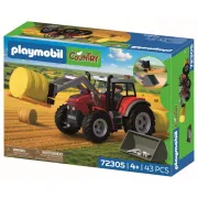 Playmobil - Jucarie de rol Tractor cu baloti de fan - ARTPM72305