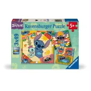 Ravensburger - Puzzle Disney Stitch 3x49 piese - ARTRVSPC04114