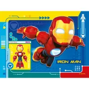 Ravensburger - Puzzle Iron Man si prietenii 4 buc in cutie 12 16 20 24 piese - ARTRVSPC04190