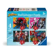 Ravensburger - Puzzle Marvel Spiderman 4 buc in cutie 12 16 20 24 piese - ARTRVSPC04201