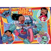 Ravensburger - Puzzle Disney Stitch 4x100 piese - ARTRVSPC05731