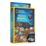 National Geographic - Set educativ cu 10 Exemplare de roci si minerale - ARTNG23729