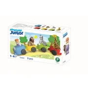 Playmobil - Junior Trenulet cu animale - ARTPM72084