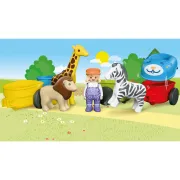 Playmobil - Junior Trenulet cu animale - ARTPM72084