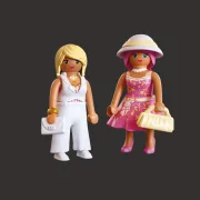 Playmobil - Set 2 figurine prietene la shopping - ARTPM72173