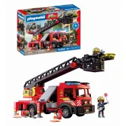 Playmobil - Jucarie de rol Camion de pompieri cu scara - ARTPM72192