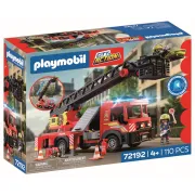 Playmobil - Jucarie de rol Camion de pompieri cu scara - ARTPM72192