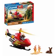 Playmobil - Jucarie de rol Elicopter de pompieri - ARTPM72196