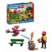 Playmobil - Jucarie de rol Drona de pompieri - ARTPM72197