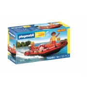 Playmobil - Jucarie de rol Barca de salvare - ARTPM72280
