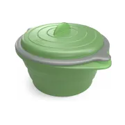 Castronel Chicco din silicon pentru gatit la aburi, verde, 6luni+ CHC12437-7