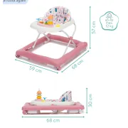 Premergator cu jucarie Emil pink Fillikid