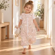 Sac De Dormit De Vara Cu Picioare Amy Gae Tele Calatoare, Bumbac, 1 Tog, Marimea M (92-98cm), 68x52cm ,   Cu E Osete Integrate Pjb85378