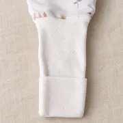 Sac De Dormit De Vara Cu Picioare Amy Mielue Ei Pe Pajie Te, Viscoza Din Bambus, 1 Tog, Marimea S (80-86cm), 62x50cm ,   Cu E Osete Integrate Pjb85719