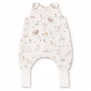 Sac De Dormit De Vara Cu Picioare Amy Mielue Ei Pe Pajie Te, Viscoza Din Bambus, 1 Tog, Marimea S (80-86cm), 62x50cm ,   Cu E Osete Integrate Pjb85719
