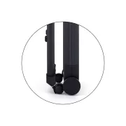 Scaun de masa, Petite&Mars, Tasty, Multifunctional 3 in 1, Pana la 15 kg, Reglabil pe inaltime in 7 pozitii, Spatar reglabil pana la 175 grade, Suport picioare si tavita reglabile, Cu roti, Pliabil, Aluminiu, 6-36 luni, Albastru BYN361878