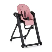 Scaun de masa, Petite&Mars, Tasty, Multifunctional 3 in 1, Pana la 15 kg, Reglabil pe inaltime in 7 pozitii, Spatar reglabil pana la 175 grade, Suport picioare si tavita reglabile, Cu roti, Pliabil, Aluminiu, 6-36 luni, Roz BYN361791