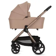 Carucior 2 in 1, Lionelo, Carmine, Parte sport si Landou anti-reflux, Salteluta ventilata, Reglare spatar, Suport de picioare, Maner reglabil, Sustine 22 kg, Cu accesorii, 0 luni+, Bej BYNLO-CARMINE_2IN1_BEIGE_SAND