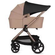 Carucior 2 in 1, Lionelo, Carmine, Parte sport si Landou anti-reflux, Salteluta ventilata, Reglare spatar, Suport de picioare, Maner reglabil, Sustine 22 kg, Cu accesorii, 0 luni+, Bej BYNLO-CARMINE_2IN1_BEIGE_SAND
